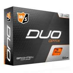 Wilson Staff Duo Optix Orange Golf Balls