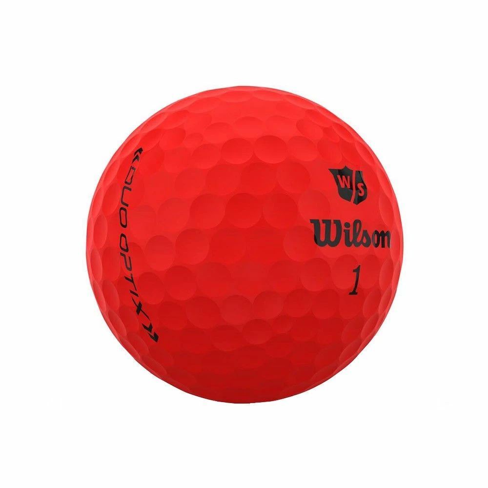 Wilson Staff Duo Optix Red Golf Balls 4 Wilson Staff Duo Optix Red Golf Balls - Image 2