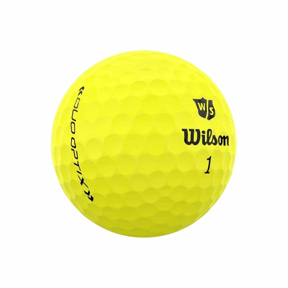 Wilson Staff Duo Optix Yellow Golf Balls 4 Wilson Staff Duo Optix Yellow Golf Balls - Image 2