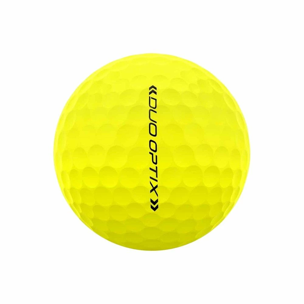 Wilson Staff Duo Optix Yellow Golf Balls 6 Wilson Staff Duo Optix Yellow Golf Balls - Image 4